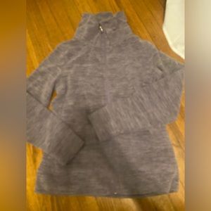 Purple, athletic zip up